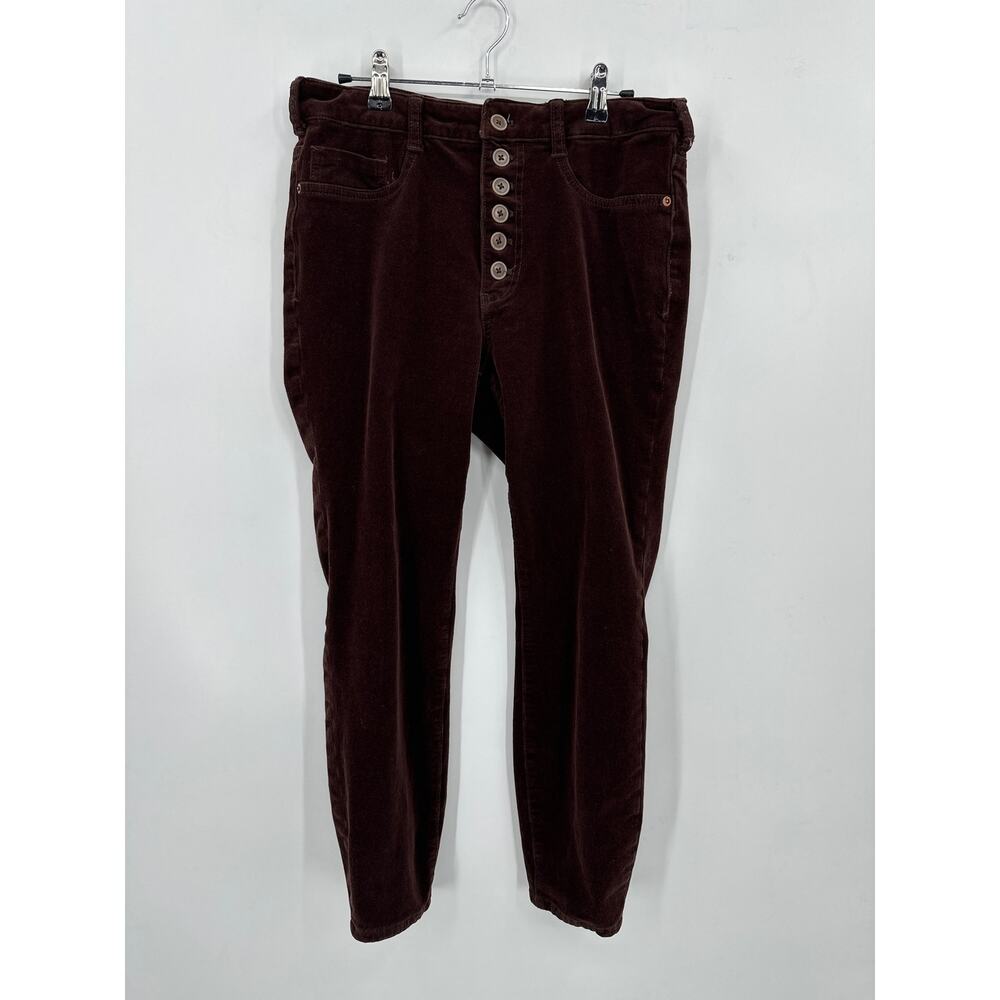 Anthropologie Pilcro Brown Corduroy Pants Size 31 Button Fly